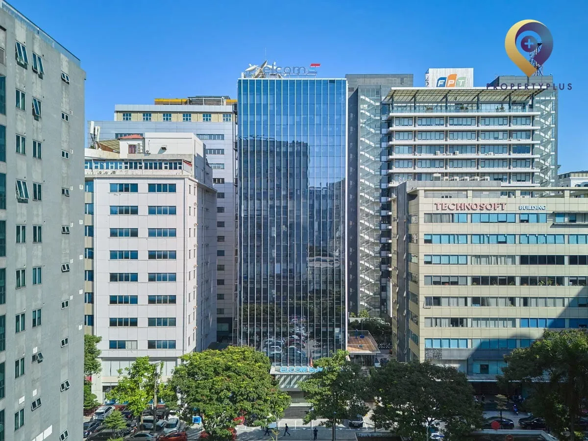 Toàn cảnh Elcom Building tại Duy Tân, Cầu Giấy